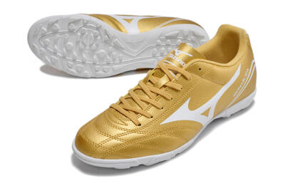 Mizuno Monarcida Neo Ckassic TF Low-Tops Football Shoes - Gold/White