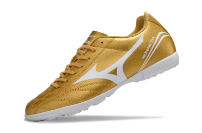 Mizuno Monarcida Neo Ckassic TF Low-Tops Football Shoes - Gold/White