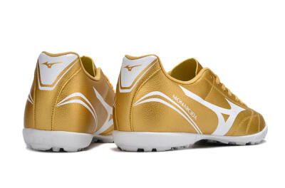 Mizuno Monarcida Neo Ckassic TF Low-Tops Football Shoes - Gold/White