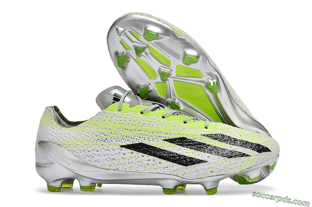 Adidas X Crazyfast+ Strung FG Low-Tops Football Boots - Yellow/White/Black 1