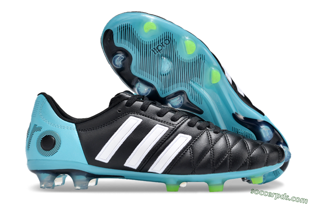 Adidas Adipure11 Pro X PD25 TRX FG Low-Tops Football Boots - Black/White/Blue 1