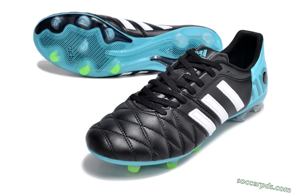 Adidas Adipure11 Pro X PD25 TRX FG Low-Tops Football Boots - Black/White/Blue 3