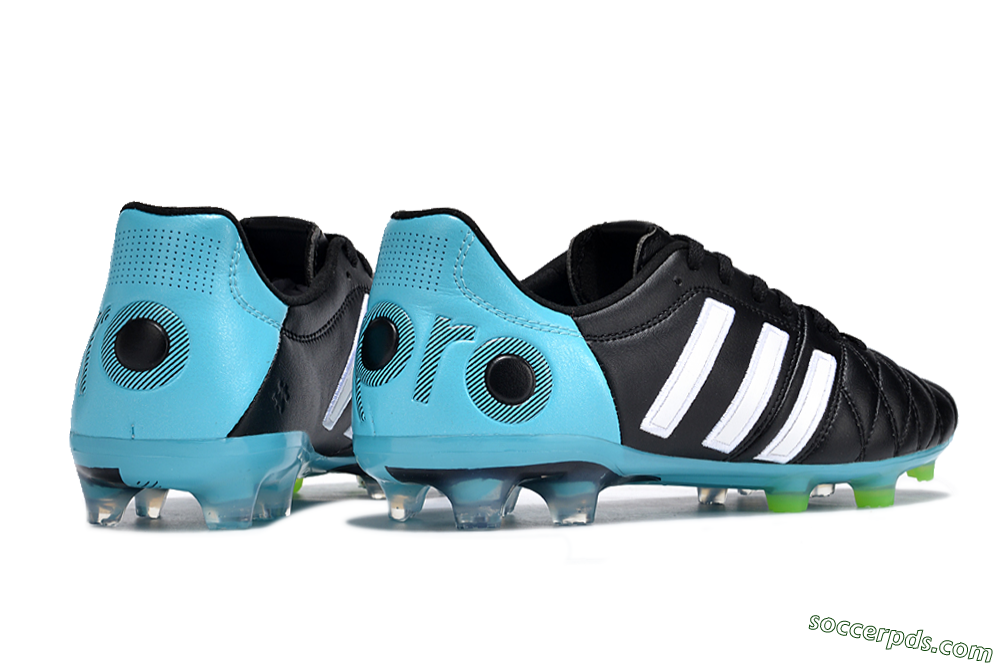 Adidas Adipure11 Pro X PD25 TRX FG Low-Tops Football Boots - Black/White/Blue 6