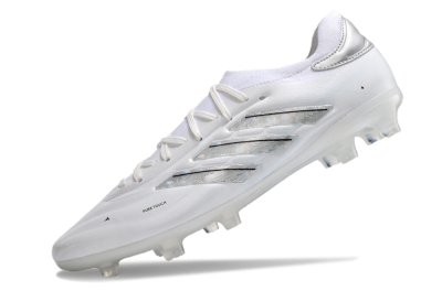 Adidas Copa Pure 2+ FG Low-Tops Football Boots - White/Silver/Black