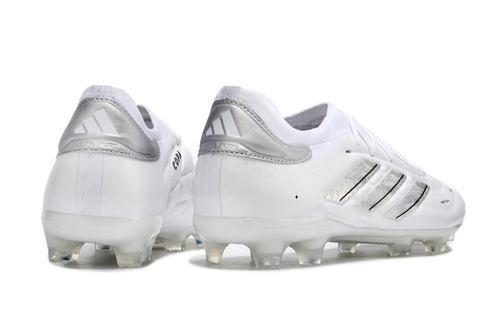 Adidas Copa Pure 2+ FG Low-Tops Football Boots - White/Silver/Black 6
