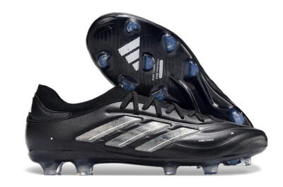Adidas Copa Pure 2+ FG Low-Tops Football Boots - Black/Silver/White