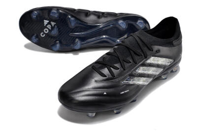 Adidas Copa Pure 2+ FG Low-Tops Football Boots - Black/Silver/White