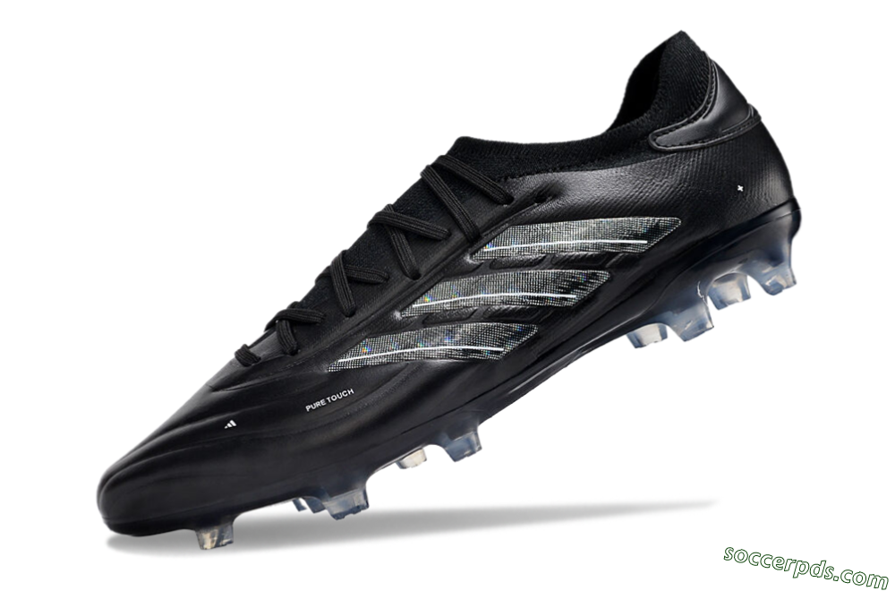Adidas Copa Pure 2+ FG Low-Tops Football Boots - Black/Silver/White 5