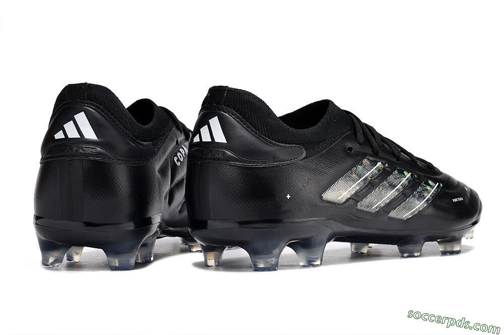 Adidas Copa Pure 2+ FG Low-Tops Football Boots - Black/Silver/White 6
