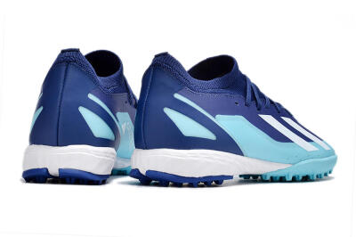 Adidas X Crazyfast.3 TF Low-Tops Football Shoes - Blue/Jade/White