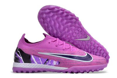 Nike Phantom GX Elite TF Low-Tops Football Shoes - Purple/Black/White