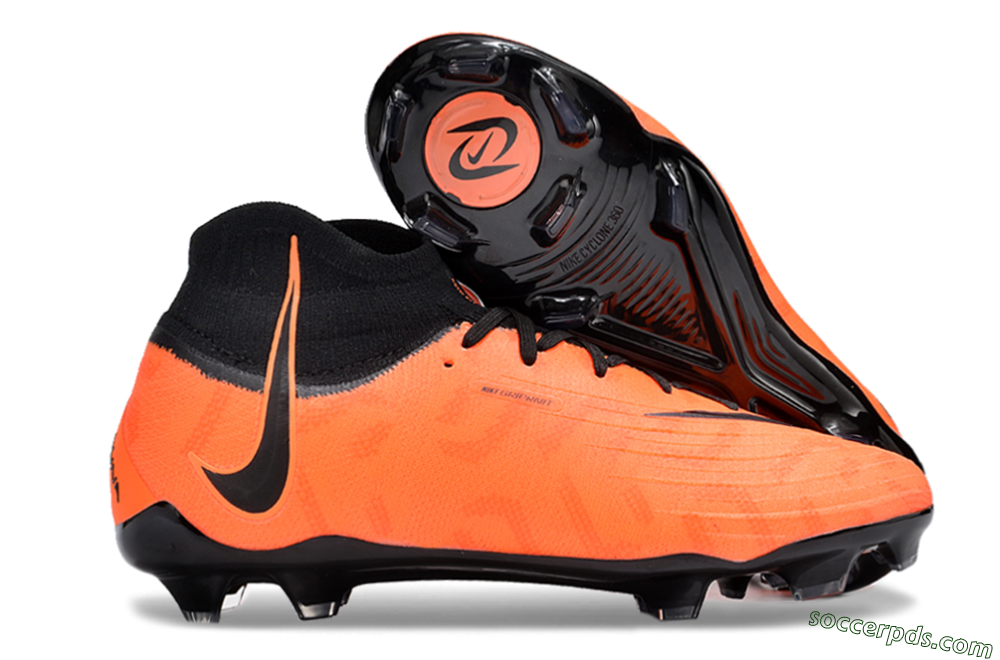 Nike Phantom Luna Elite FG High-Tops Football Boots - Orange/Black 1