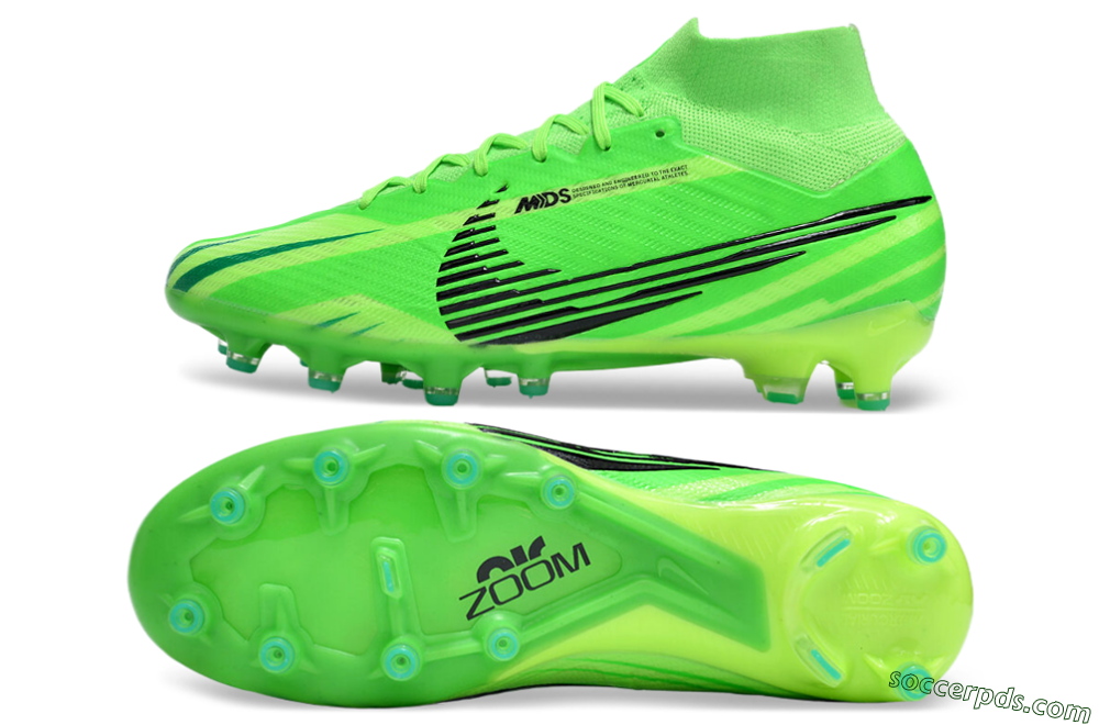 Nike Air Zoom Mercurial Superfly 9 Elite AG High-Tops Football Boots - Green/Black 0