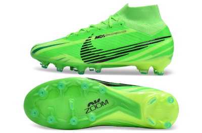 Nike Air Zoom Mercurial Superfly 9 Elite AG High-Tops Football Boots - Green/Black