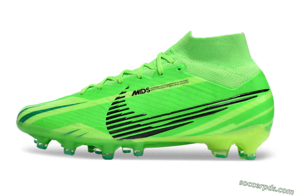 Nike Air Zoom Mercurial Superfly 9 Elite AG High-Tops Football Boots - Green/Black 2