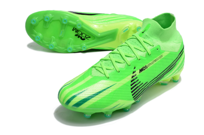 Nike Air Zoom Mercurial Superfly 9 Elite AG High-Tops Football Boots - Green/Black