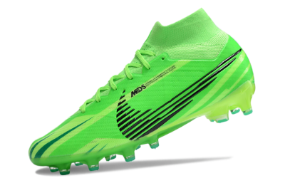 Nike Air Zoom Mercurial Superfly 9 Elite AG High-Tops Football Boots - Green/Black