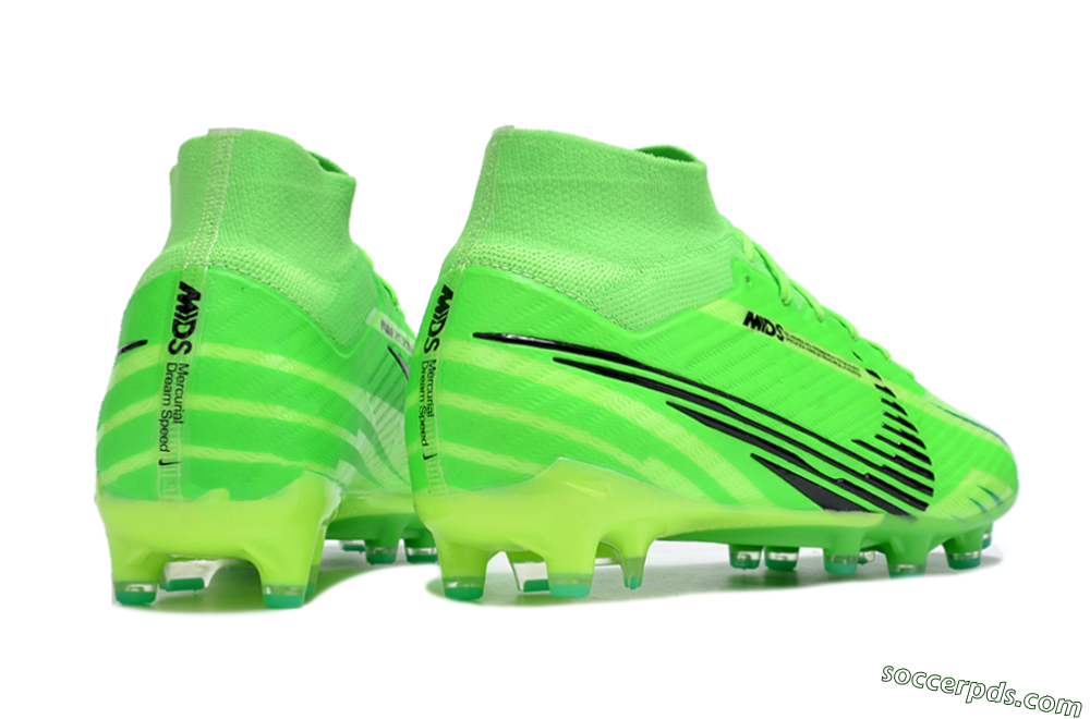 Nike Air Zoom Mercurial Superfly 9 Elite AG High-Tops Football Boots - Green/Black 6