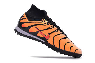 Nike Air Zoom Mercurial Superfly 9 Elite TF High-Tops Football Shoes - Orange/Black/Red