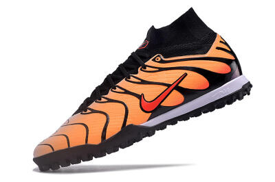 Nike Air Zoom Mercurial Superfly 9 Elite TF High-Tops Football Shoes - Orange/Black/Red