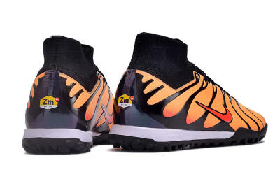 Nike Air Zoom Mercurial Superfly 9 Elite TF High-Tops Football Shoes - Orange/Black/Red