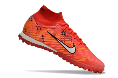 Nike Air Zoom Mercurial Superfly 9 Elite TF High-Tops Football Shoes - Red/White/Black