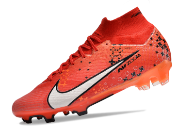 Nike Air Zoom Mercurial Superfly 9 Elite FG High-Tops Football Boots - Orange/White/Black