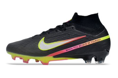 Nike Air Zoom Mercurial Superfly 9 Elite FG High-Tops Football Boots - Black/Silver/Green/Red