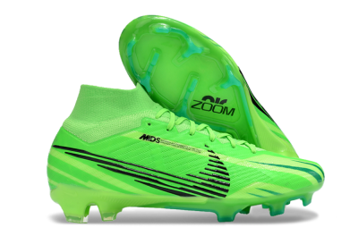 Nike Air Zoom Mercurial Superfly 9 Elite FG High-Tops Football Boots - Green/Black