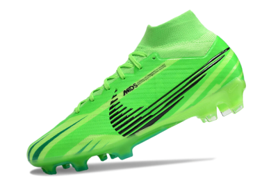 Nike Air Zoom Mercurial Superfly 9 Elite FG High-Tops Football Boots - Green/Black