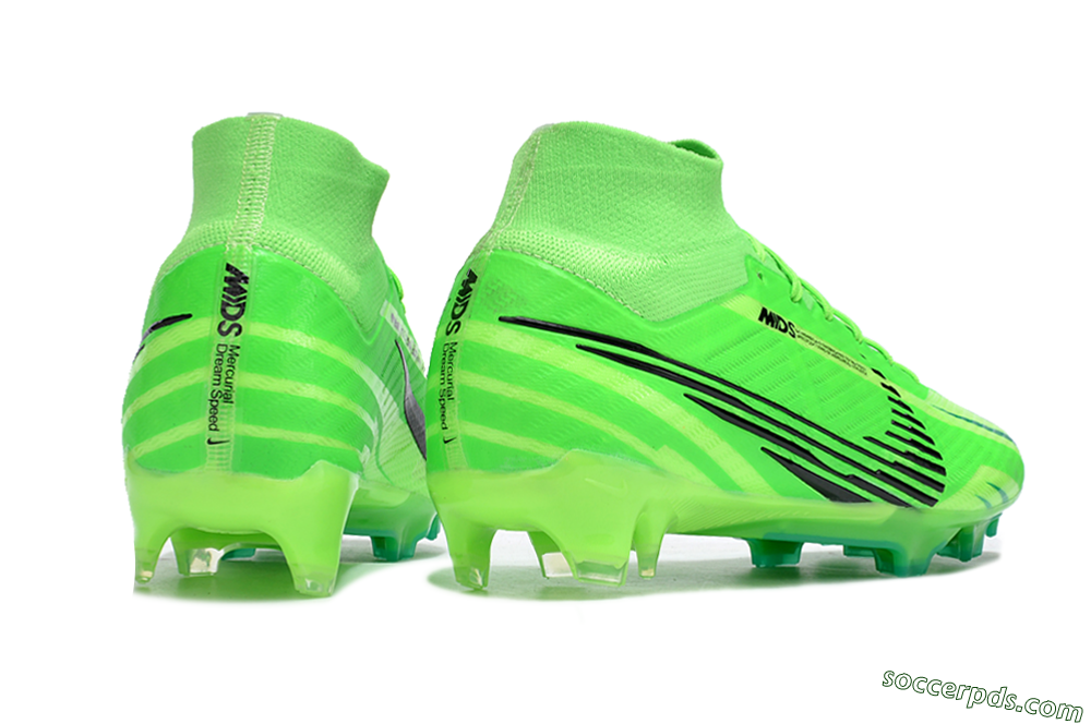 Nike Air Zoom Mercurial Superfly 9 Elite FG High-Tops Football Boots - Green/Black 6