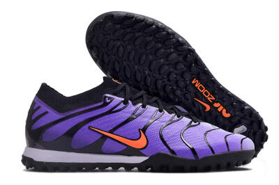 Nike Air Zoom Mercurial Vapor 15 Elite TF Low-Tops Football Shoes - Purple/Black/Orange
