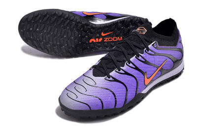 Nike Air Zoom Mercurial Vapor 15 Elite TF Low-Tops Football Shoes - Purple/Black/Orange