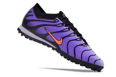 Nike Air Zoom Mercurial Vapor 15 Elite TF Low-Tops Football Shoes - Purple/Black/Orange