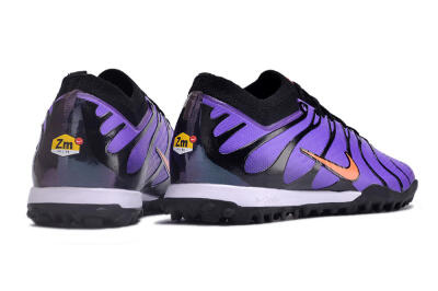 Nike Air Zoom Mercurial Vapor 15 Elite TF Low-Tops Football Shoes - Purple/Black/Orange