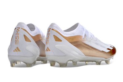 Adidas X Crazyfast.1 FG Low-Tops Football Boots - Silver/White/Brown