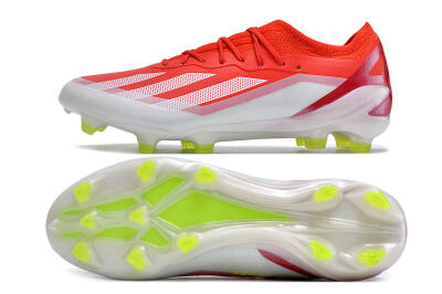 Adidas X Crazyfast.1 FG Low-Tops Football Boots - Red/White/Yellow
