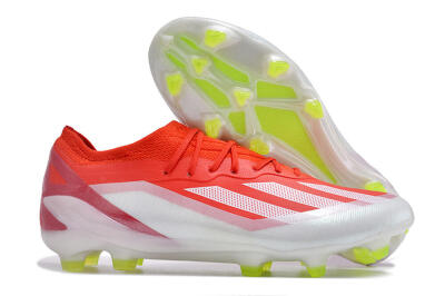 Adidas X Crazyfast.1 FG Low-Tops Football Boots - Red/White/Yellow