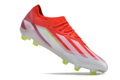Adidas X Crazyfast.1 FG Low-Tops Football Boots - Red/White/Yellow