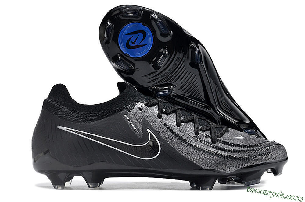 Nike Phantom Luna Elite Low FG Low-Tops Football Boots - Grey/Black/White 1