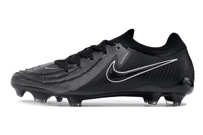 Nike Phantom Luna Elite Low FG Low-Tops Football Boots - Grey/Black/White