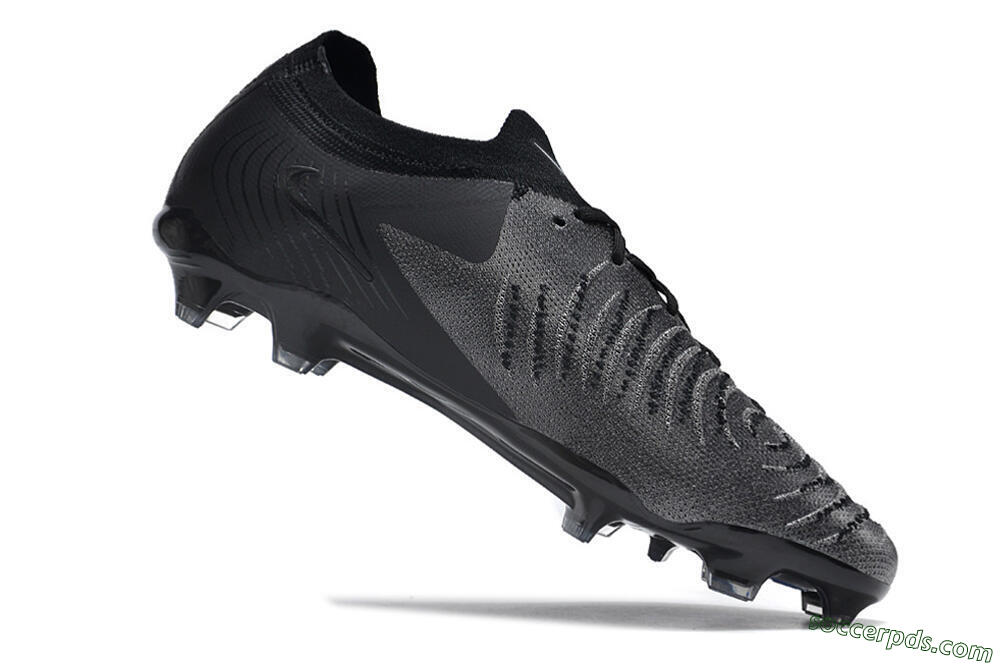 Nike Phantom Luna Elite Low FG Low-Tops Football Boots - Grey/Black/White 4