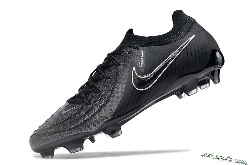 Nike Phantom Luna Elite Low FG Low-Tops Football Boots - Grey/Black/White 5