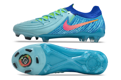 Nike Phantom Luna Elite FG Low-Tops Football Boots - Green/Pink/Orange