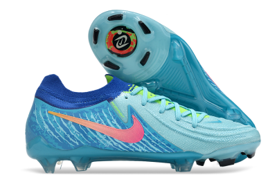 Nike Phantom Luna Elite FG Low-Tops Football Boots - Green/Pink/Orange