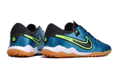 Nike Tiempo Legend 10 Pro TF Low-Tops Football Shoes - Jade/Black/Yellow