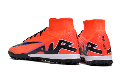 Nike Air Zoom Mercurial Superfly 9 Elite TF High-Tops Football Shoes - Red/Purple/Black