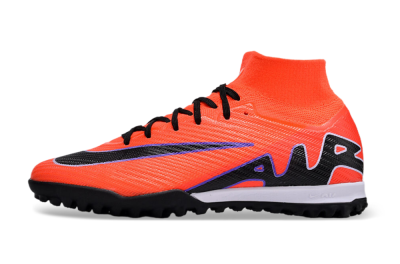 Nike Air Zoom Mercurial Superfly 9 Elite TF High-Tops Football Shoes - Red/Purple/Black