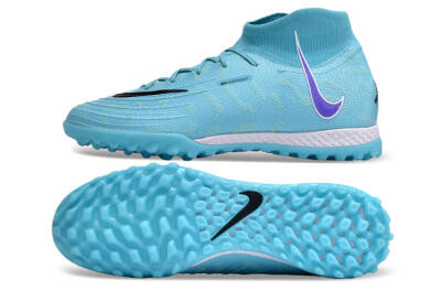Nike Phantom Luna 2 Elite TF High-Tops Football Shoes - Jade/Purple/Black/White