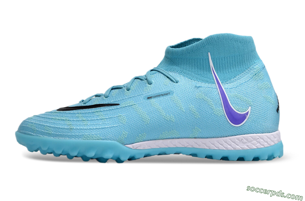 Nike Phantom Luna 2 Elite TF High-Tops Football Shoes - Jade/Purple/Black/White 2